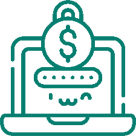 Icon representing secure transfers.